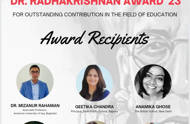 Dr. Radhakrishnan Award 2023